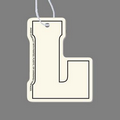 Letter "L" Air Freshener Tag